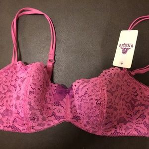 B Temptd by Wacoal 34C Bra Pink Lace New